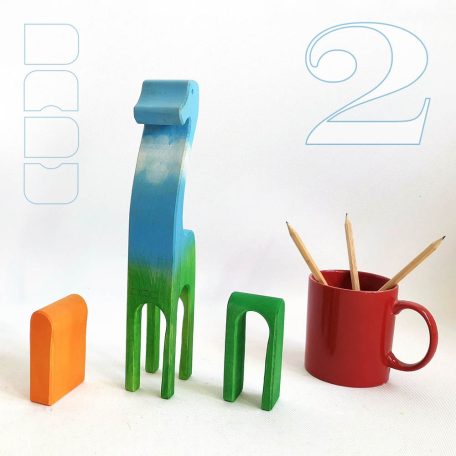 Field animals - unique, handpainted wooden figures